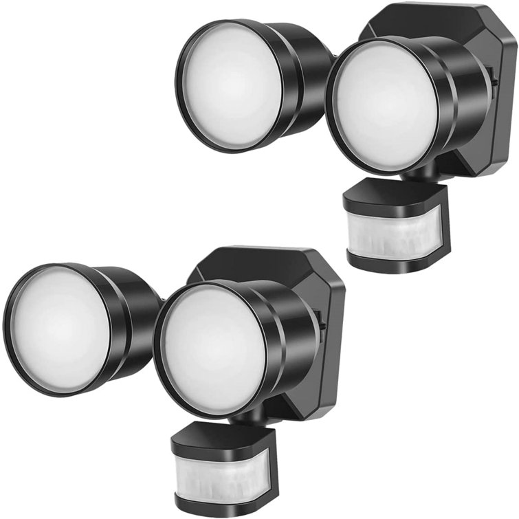 Bolonie LED Flood Lights Outdoor Motion Sensor, Dusk To Dawn Wall